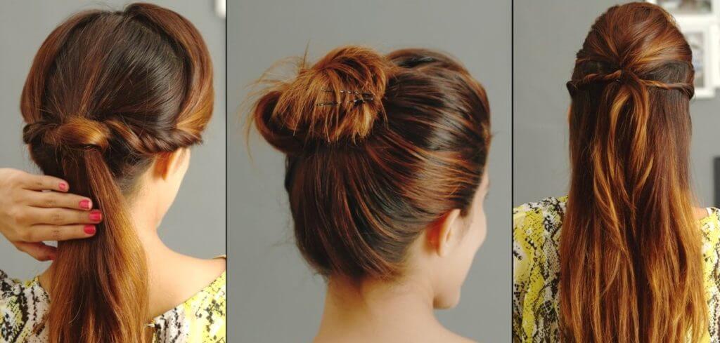 10 Simple Indian Hairstyles for Kurti 2021 - Bhadar