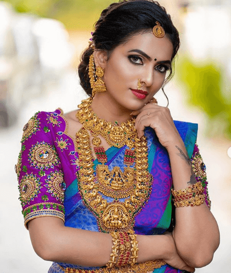 Unique South Indian Bridal Jewelry Ideas 4