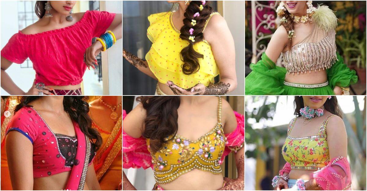 shaadidukaan india | Blouse design images, Lehenga blouse designs, Choli  dress