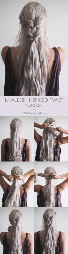 4. Khaleesi Inspired Twist