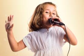 girl Singing a song 