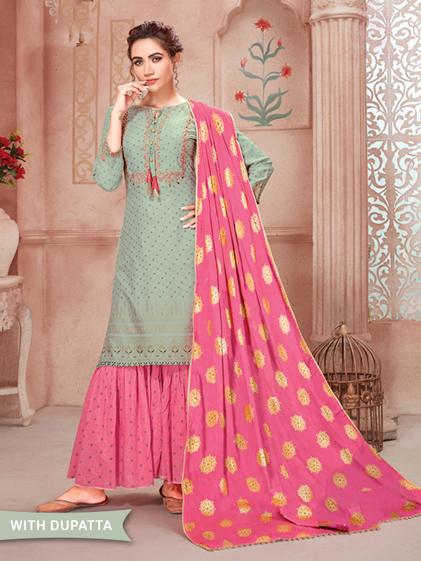 Deepsy Kalina Designer Sharara Gharara Party Wear Dress Catalog Wholesale  Price
